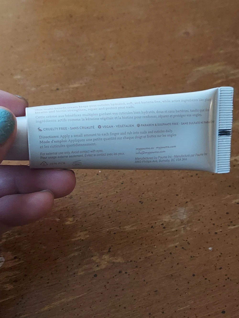 Paume All-in-One Cuticle & Nail Cream